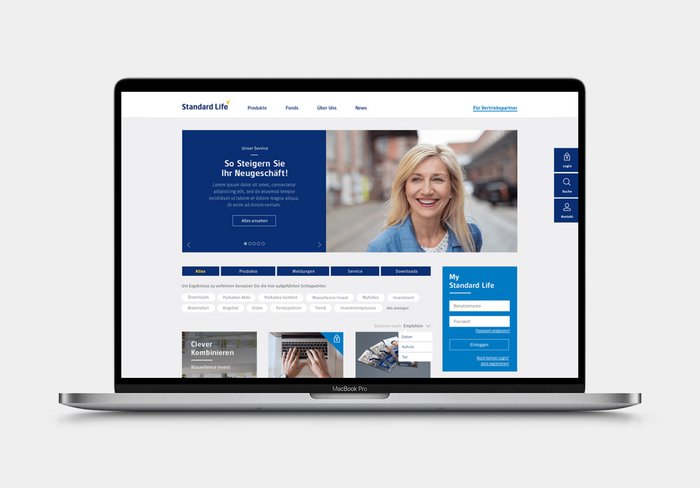 Standard Life Website Overview