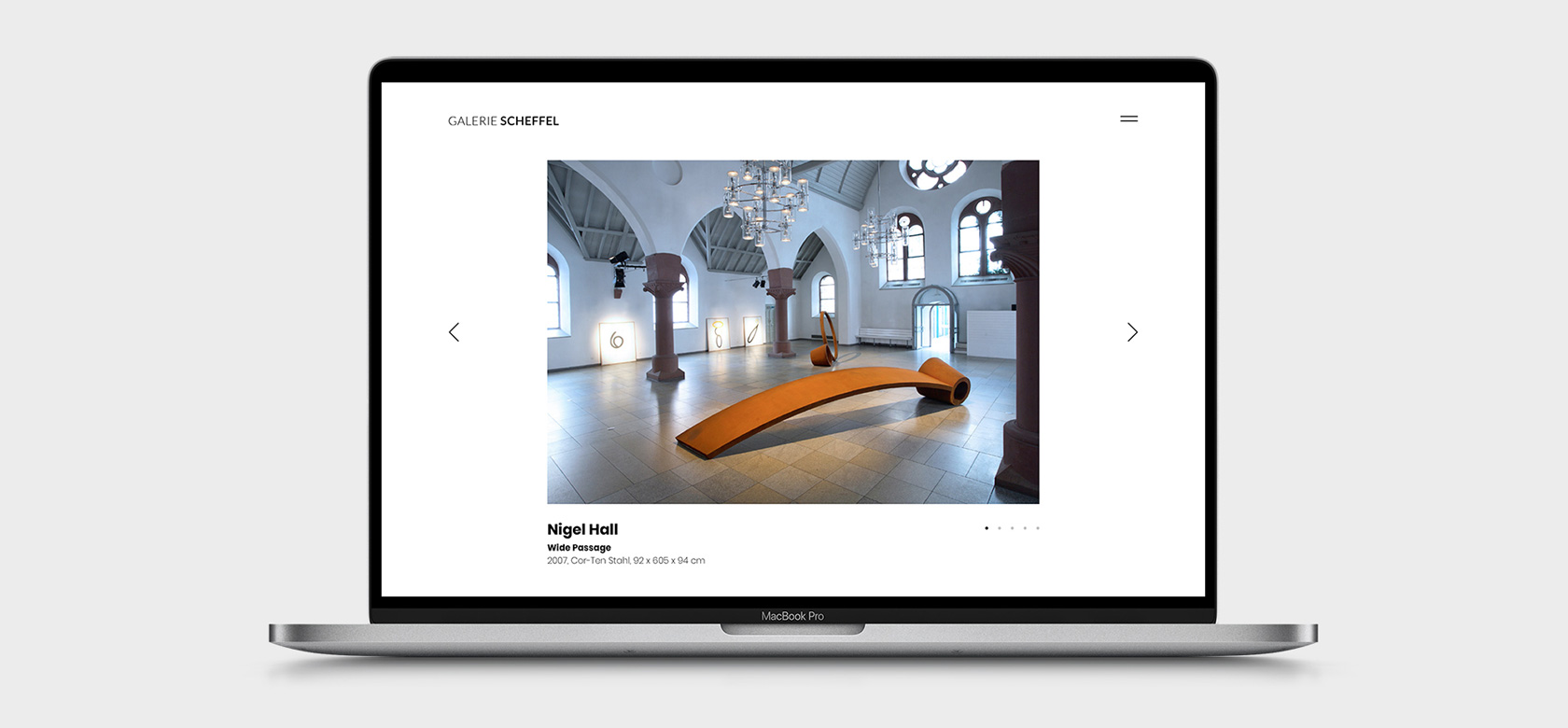 Galerie Scheffel Website